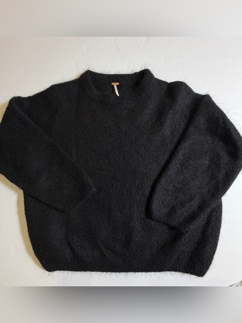 Free People BlackCrewneck Sweater